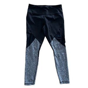 Glyder Black & Gray Women’s Leggings, Size Medium